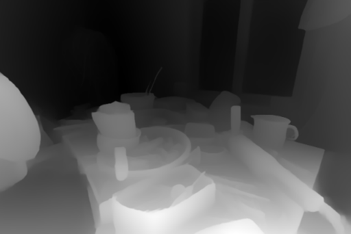 Approved depth output for the Busy background case